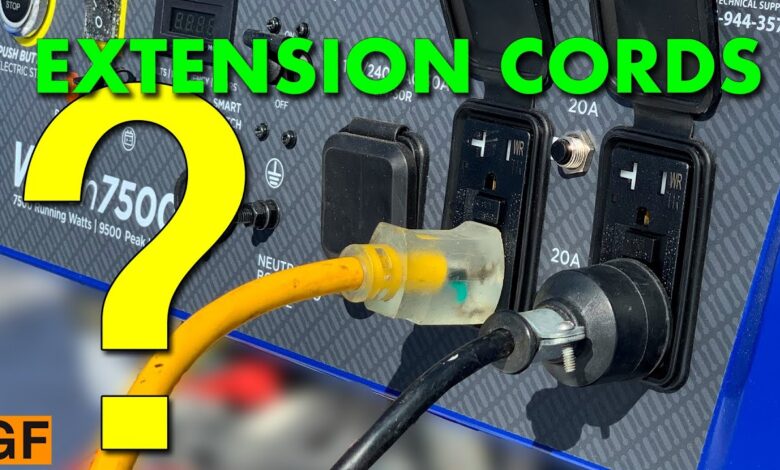 Generator Extension Cords