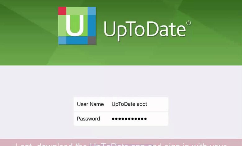 UpToDate Login