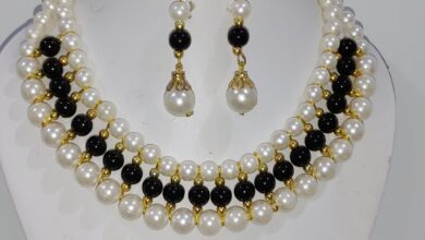 Modern Beaded Necklace