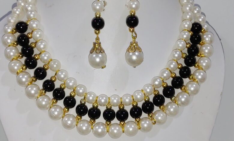 Modern Beaded Necklace