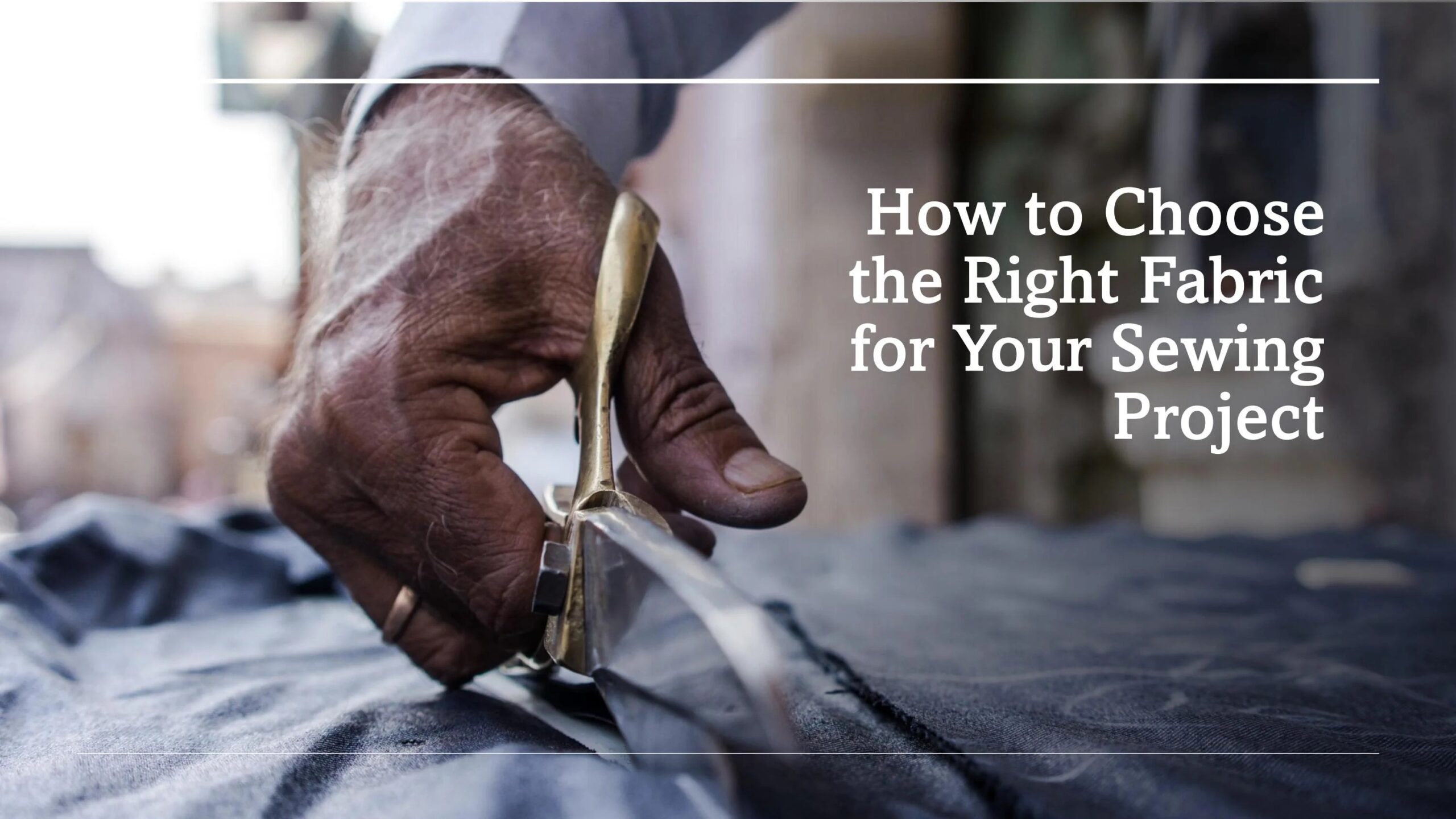 How to Choose the Right Fabric for Your Sewing Project Manometcurrent