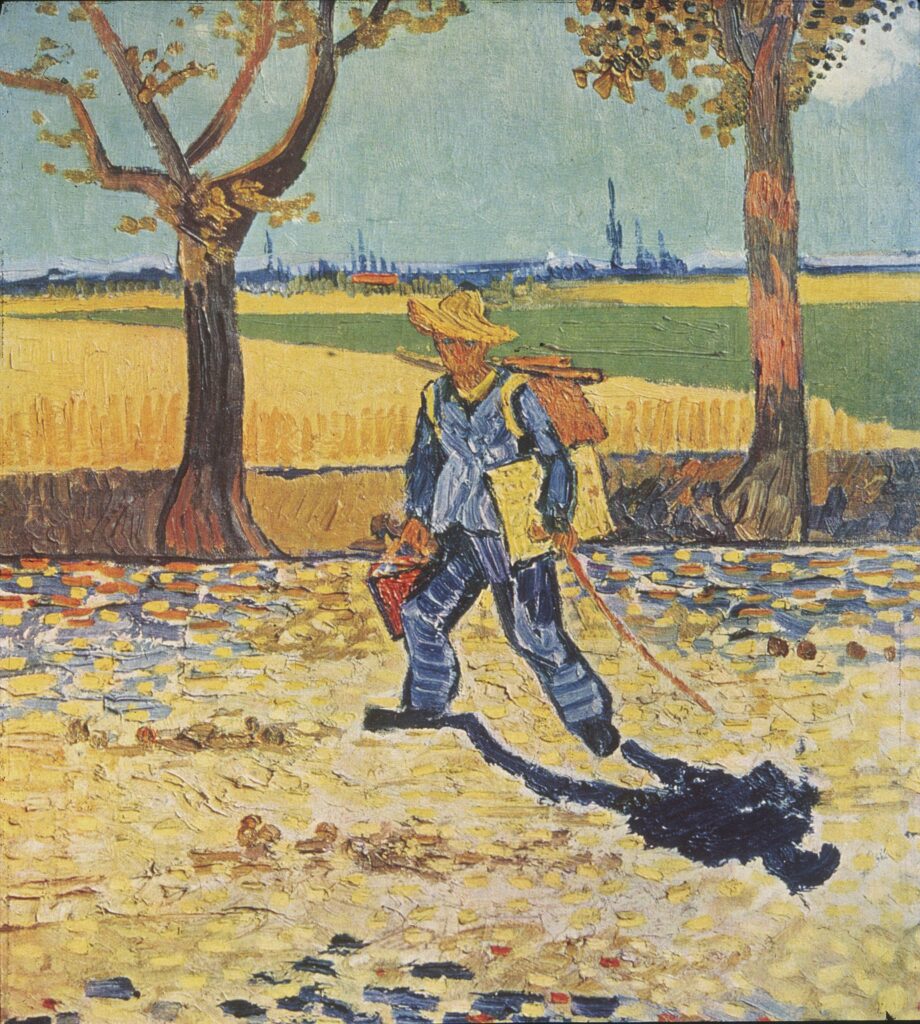 The Painter On His Way To Work By Vincent van Gogh