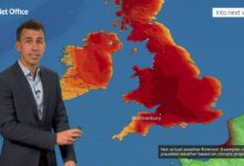 Met Office Weather Forecast Heatwave