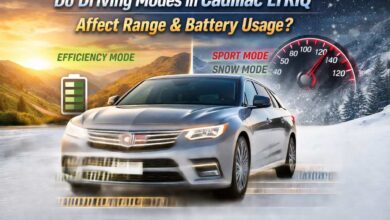 Do the Driving Modes in Cadillac LYRIQ Offer Different Ranges or Battery Usages?